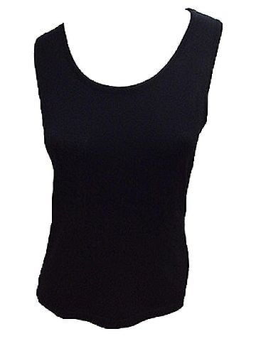 Angel Bra-Friendly Tank in Black (view 2)
