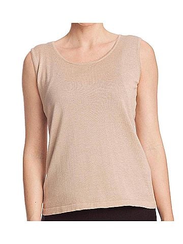 Angel Bra-Friendly Tank Top in Champagne (view 2)