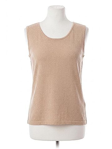 Angel Bra-Friendly Tank Top in Champagne (view 1)