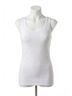 Angel Solid White Bra-Friendly Tank Top in White Size M - photo 1