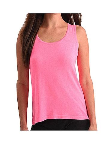 Angel Bra-Friendly Tank Top in Fuchsia (view 2)