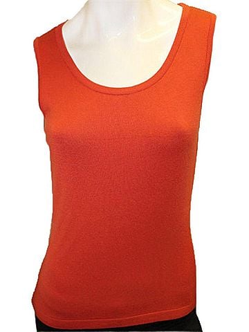 Angel Kashmira Bra-Friendly Tank Top in Orange (view 2)