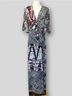 BCBGMAXAZRIA 100% Polyester Print Black White Red Brown Tan Gray Casual Dress Size S - photo 4