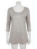 Angel Solid Gray Microfiber Tunic Top in Gray Size M - photo 1