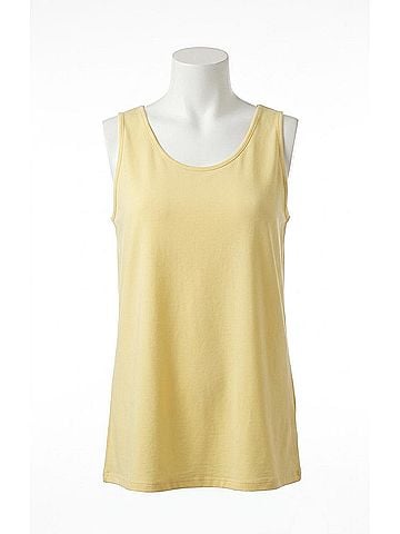 Sympli Reversible Go To Tank Top in Butter (view 1)