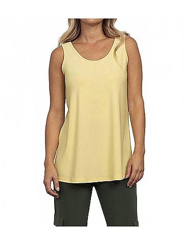 Sympli Reversible Go To Tank Top in Butter (view 2)