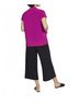 Sympli Solid Pink Deep V Top in Flamingo Size 6 - photo 4