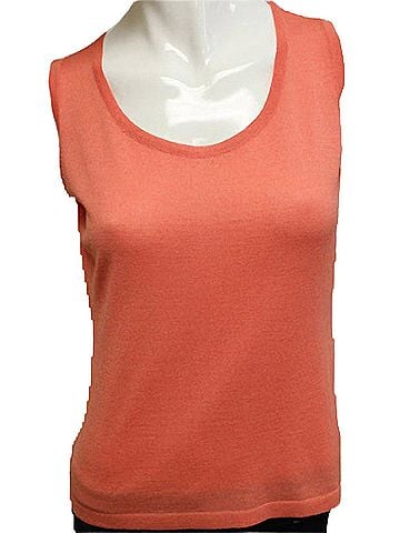 Angel Bra-Friendly Knit Tank in Coral (view 2)