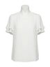 Frank Lyman Design Solid White Flutter Sleeve Blouse in Off White Size 8 - photo 1