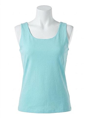 Nic + Zoe Shelf Bra Perfect Tank in River (view 1)