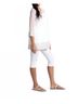 Sympli White Mesh Keyhole Tunic in White Size 6 - photo 3
