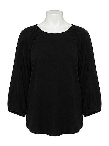 Sympli Move Pullover in Black (view 1)