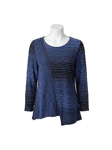 Habitat Mixed Direction Pullover in Blue (view 1)