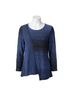 Habitat Blue Mixed Direction Pullover in Blue Size S - photo 1
