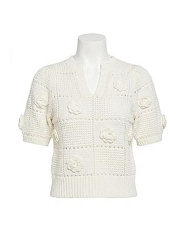 Entro Morning Rays Sweater in Ivory (view 1)