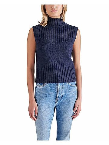Steve Madden Serin Knit Sweater in Midnight (view 2)