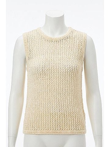 Lyssé Avery Sequined Knit Shell Top in Coco Sequins (view 1)