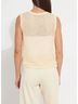 Lyssé Brown Avery Sequined Knit Shell Top in Coco Sequins Size M - photo 5
