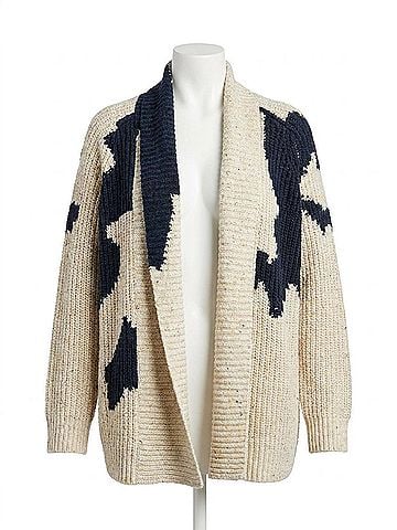 Nic + Zoe Bold Comfort Cardigan - Plus in Neutral Multi (view 1)