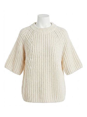 Free People Amy Sweater Tee in White (view 1)