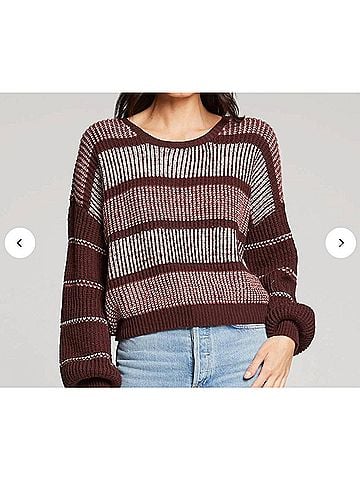 Saltwater LUXE Kimora Sweater Top in Multicolor (view 2)