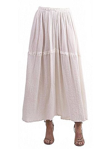 GiGi Moda Isabella Maxi Skirt in Cream (view 2)