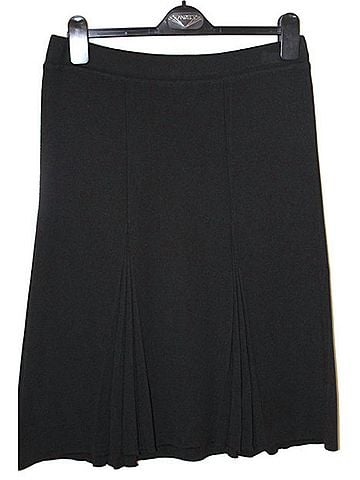 Angel Pleated Skirt in Black (view 2)