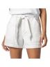Lilla P Solid White Belted Canvas Short in White Size 8 - photo 2