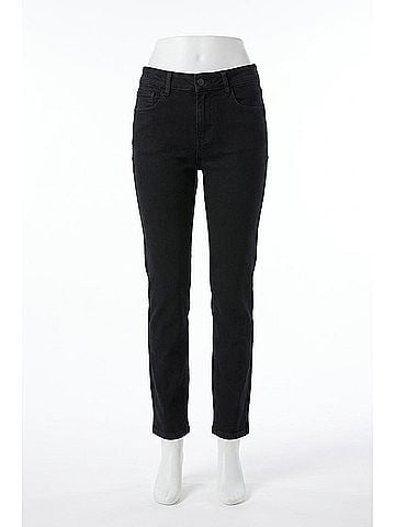 Tribal Audrey Boundless Straight Leg Jeans in Black (view 1)