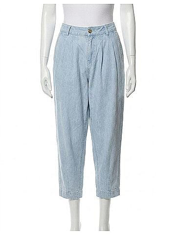Blu Pepper Farah Capri Pants in Chambray (view 1)