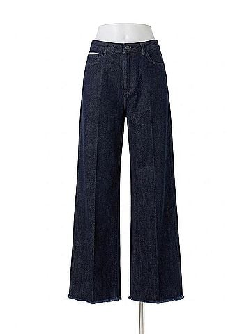 Tribal Wide Leg Jeans in Dark Denim (view 1)