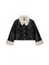 Rails Solid Black Imani Cropped Jacket in Black Ivory Size S - photo 1