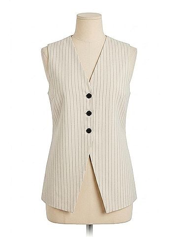 Rails Mylah Vest in Birch Pinstripe (view 1)