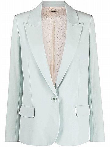 Zadig & Voltaire Voyage Crepe Blazer in Celadon (view 1)