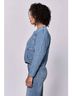 Dear John Blue Kit Quilted Denim Jacket in Moon Star Size L - photo 4