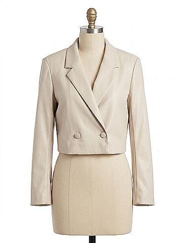 Steve Madden Nikola Blazer in Bone (view 1)