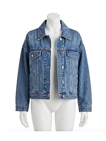 Steve Madden Sienna Denim Jacket in Blue (view 1)