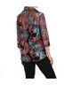 Frank Lyman Design Black Abstract Lightweight Mesh Jacket in Black/Multi Size 22 - photo 3