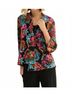 Frank Lyman Design Black Abstract Lightweight Mesh Jacket in Black/Multi Size 22 - photo 4