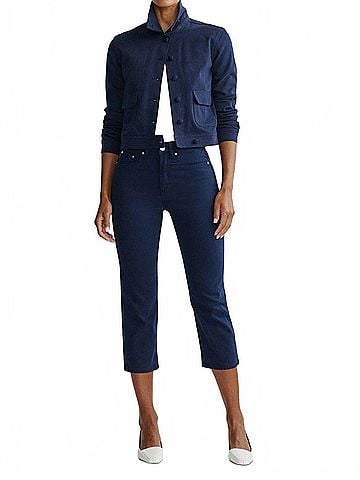 DL1961 Blouson Jacket in Bright Navy (view 2)