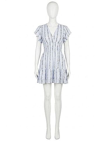 Rails Kimora Mini Dress in Bluebell Stripe (view 1)