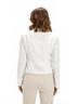 Frank Lyman Design Solid White Zip Front Woven Jacket in Off White Size M - photo 3
