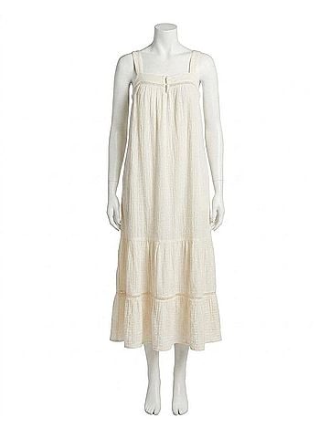 Billabong Summers End Maxi Dress in White Cap (view 1)