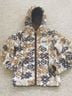 Patagonia 100% Polyester Floral Brown White Tan Faux Fur Jacket Size S - photo 4