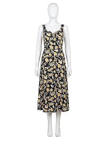 Ulla Johnson Vivi Midi Dress in Tourmaline (view 1)