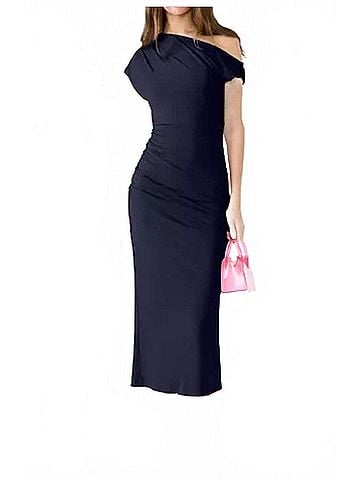 Steve Madden Gracelyn Short Cap Sleeves Dress in One Color (view 2)