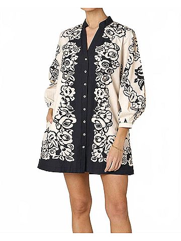 Cleobella Lilian Mini Dress in Botanica (view 2)