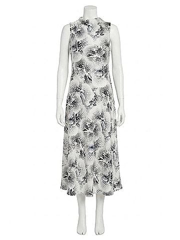 Lyssé Anaya Crystal Hammered Satin Dress in Winter Orchid (view 1)