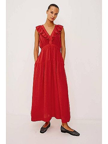 Rails Beaux Dress in Tomato (view 2)
