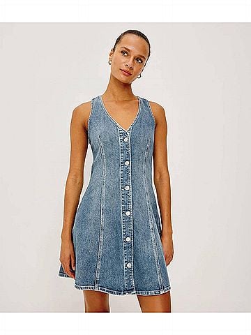 Rails The Anaheim Dress in Denim Heritage Blue (view 2)